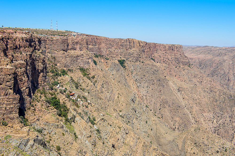 Beautiful mountain scenery around Habala, Abha, Saudi Arabia, Middle East