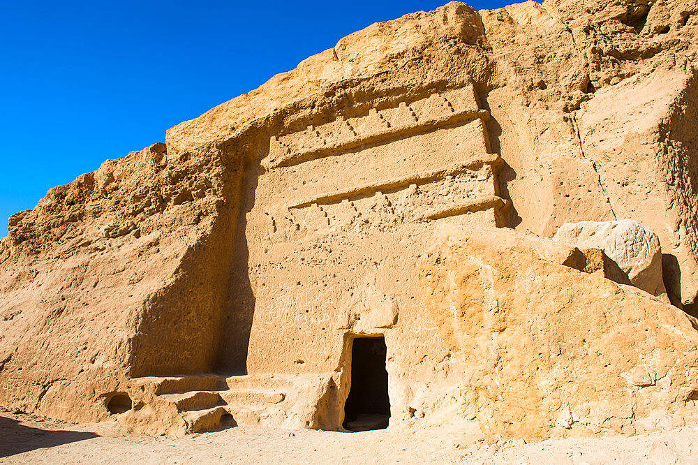 Al Bidea Nabataean cemetery, Tobuk province, Saudi Arabia, Middle East