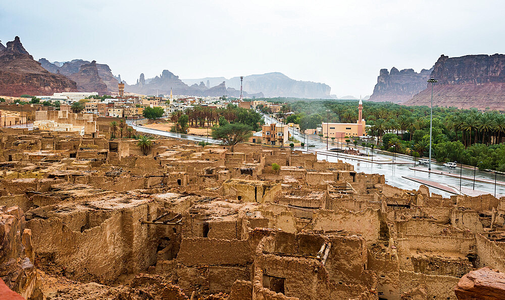 The old ghost town of Al Ula, Saudi Arabia, Middle East