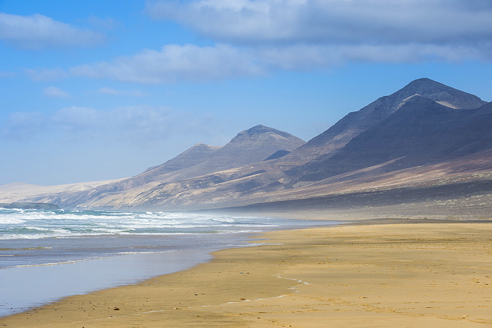 Remote Cofete Beach, Fuerteventura, Canary Islands, Spain, Atlantic, Europe