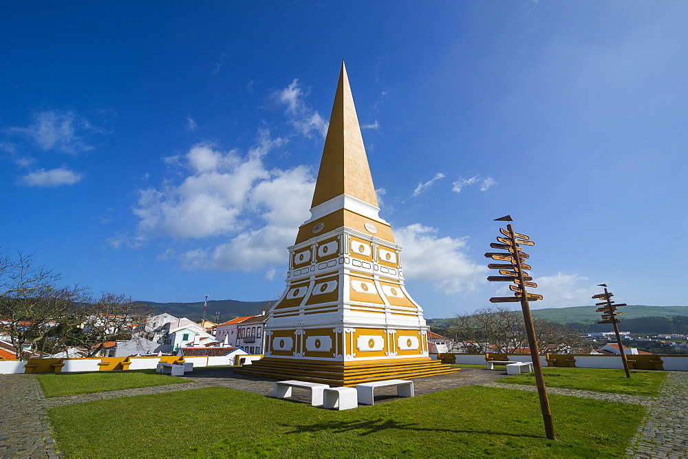 High Memory Memorial, Angra do Heroismo, UNESCO World Heritage Site, Island of Terceira, Azores, Portugal, Atlantic, Europe