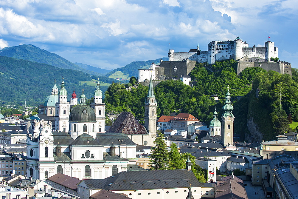 View over Salzburg, Austria, Europe