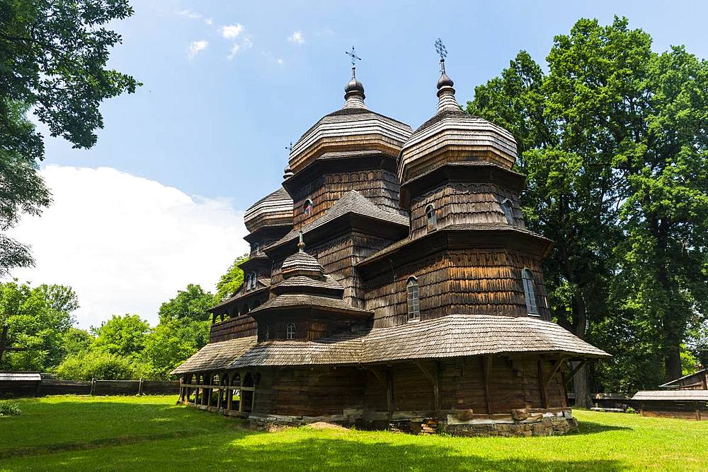 The wooden St. George's Church, UNESCO World Heritage Site, Drohobych, Ukraine, Europe