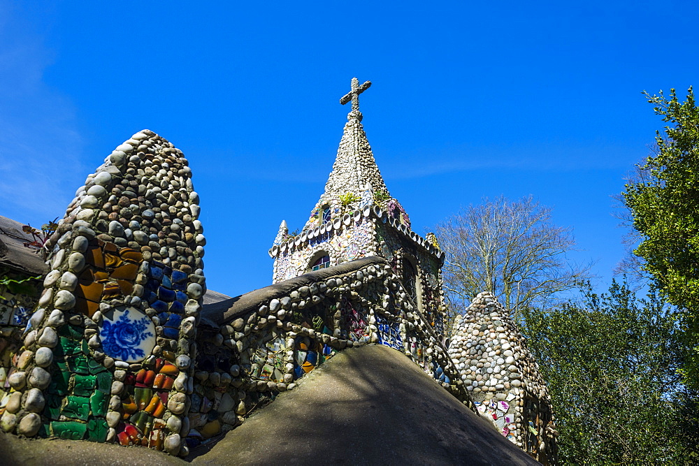 Wonderful ornamented Little Chapel, Guernsey, Channel Islands, United Kingdom, Europe 