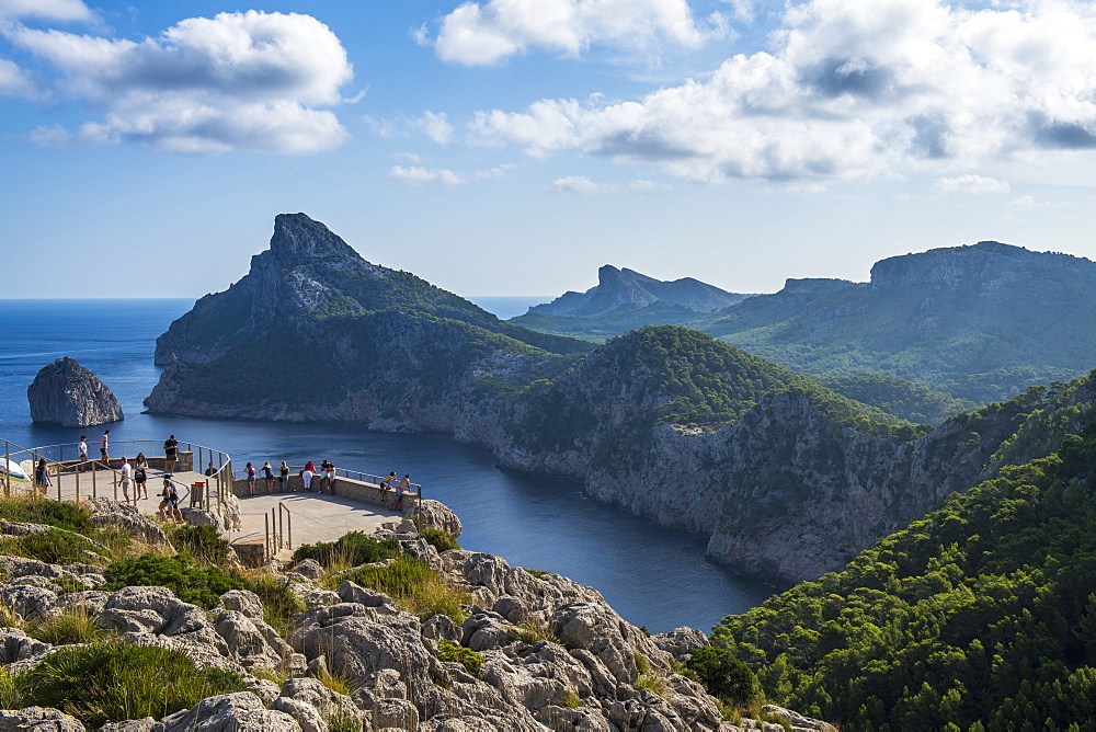 View over Cap Formentor, Mallorca, Balearic Islands, Spain, Mediterranean, Europe