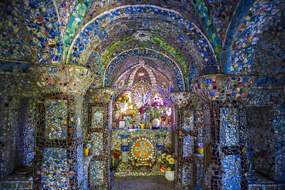 Wonderful ornamented Little Chapel, Guernsey, Channel Islands, United Kingdom, Europe 