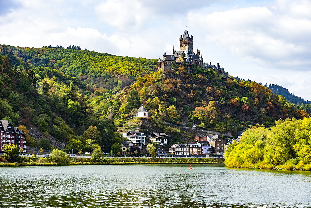 Cochem castle, Cochem, Moselle River, Rhineland-Palatinate, Germany, Europe