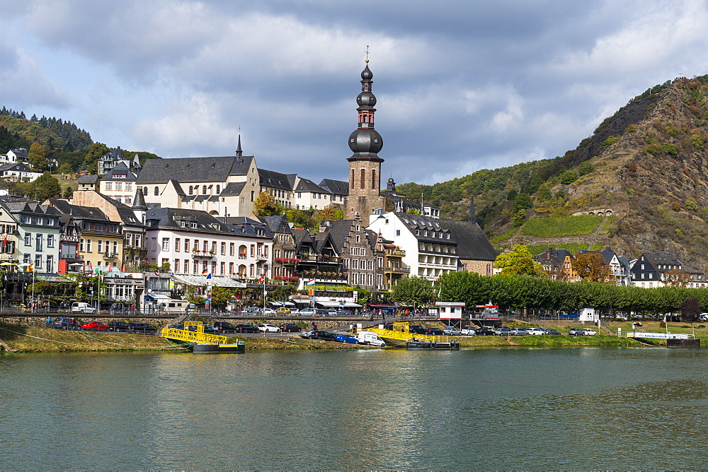 Cochem town on the Moselle River, Rhineland-Palatinate, Germany, Europe