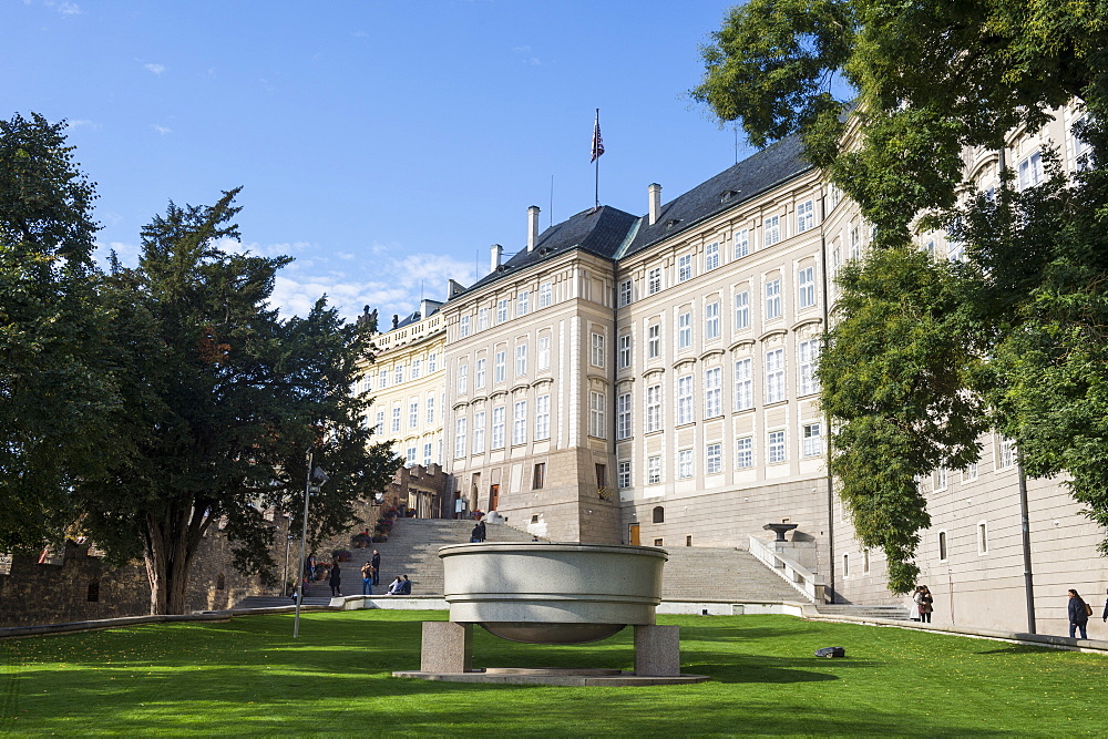 Palace gardens of the Prague castle, UNESCO World Heritage Site, Prague, Czech Republic, Europe