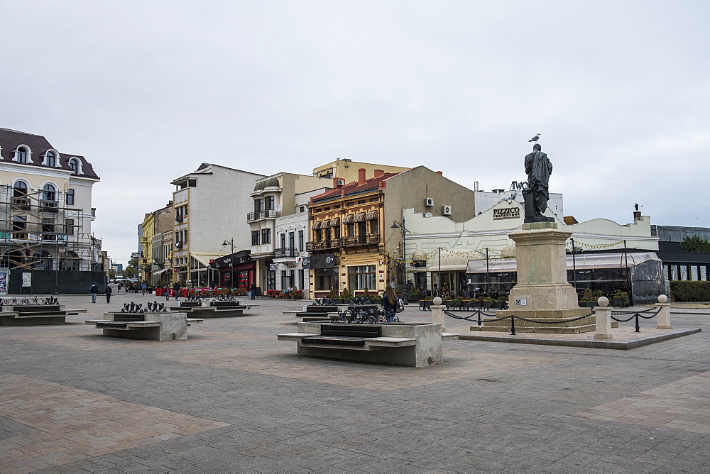 Town square in Constanta, Romania, Europe