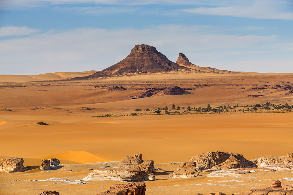 Beautiful desert scenery in northern Chad, Africa