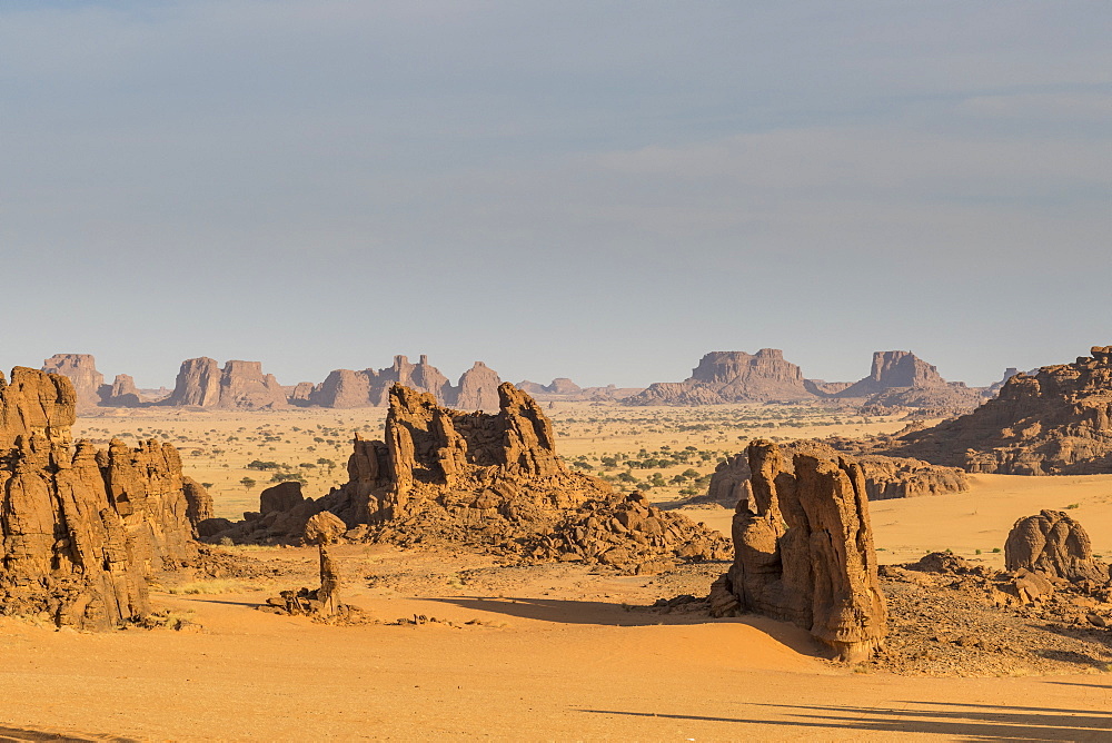 Beautiful rock formations, Ennedi Plateau, UNESCO World Heritage Site, Ennedi region, Chad, Africa