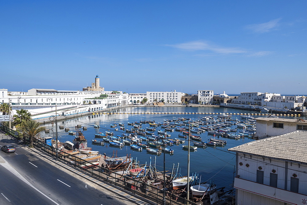 Small boat harbour, Algiers, Algeria, North Africa, Africa