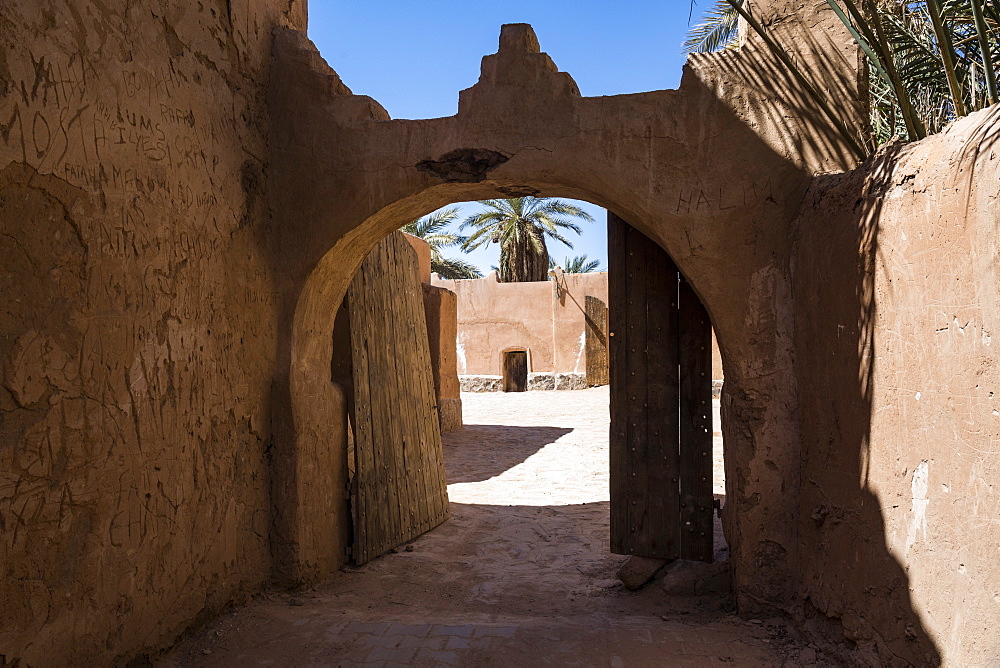 Old Ksar, old town of Beni Abbes, Sahara, Algeria, North Africa, Africa