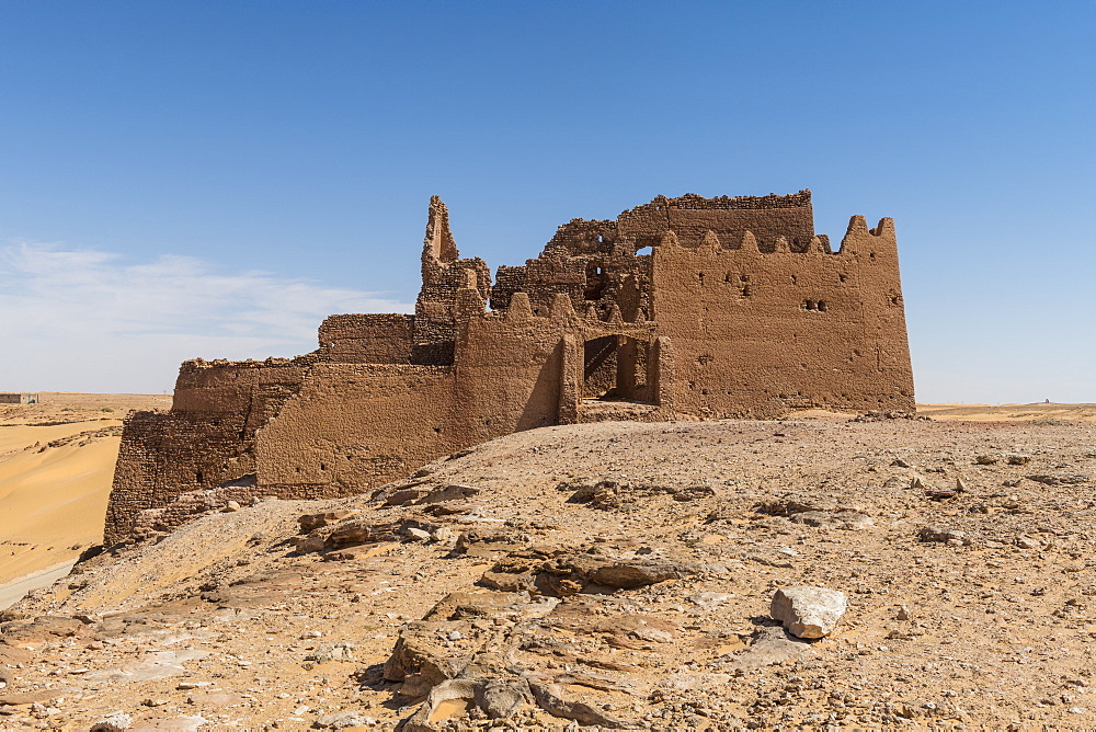 Old ksar, old town in the desert, near Timimoun, western Algeria, North Africa, Africa