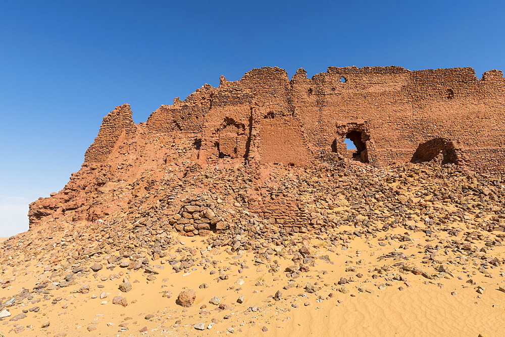 Old ksar, old town in the desert, near Timimoun, western Algeria, North Africa, Africa