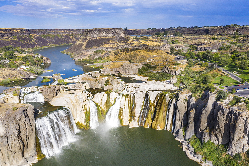 Shoshone Falls cascades, Twin Falls, Idaho, United States of America, North America