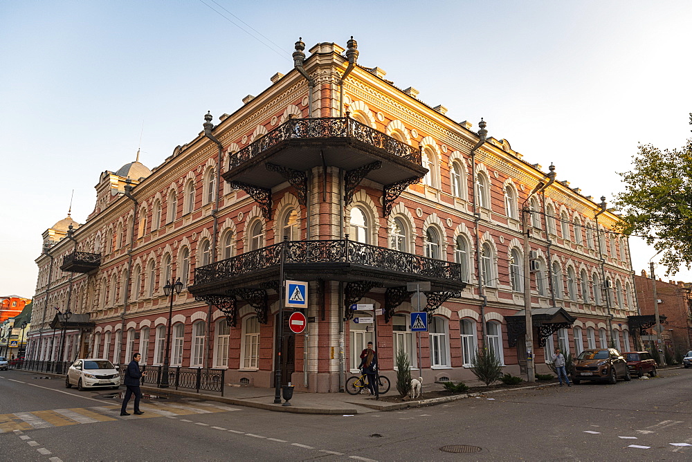 Historic buildings in the old town of Astrakhan, Astrakhan Oblast, Russia, Eurasia