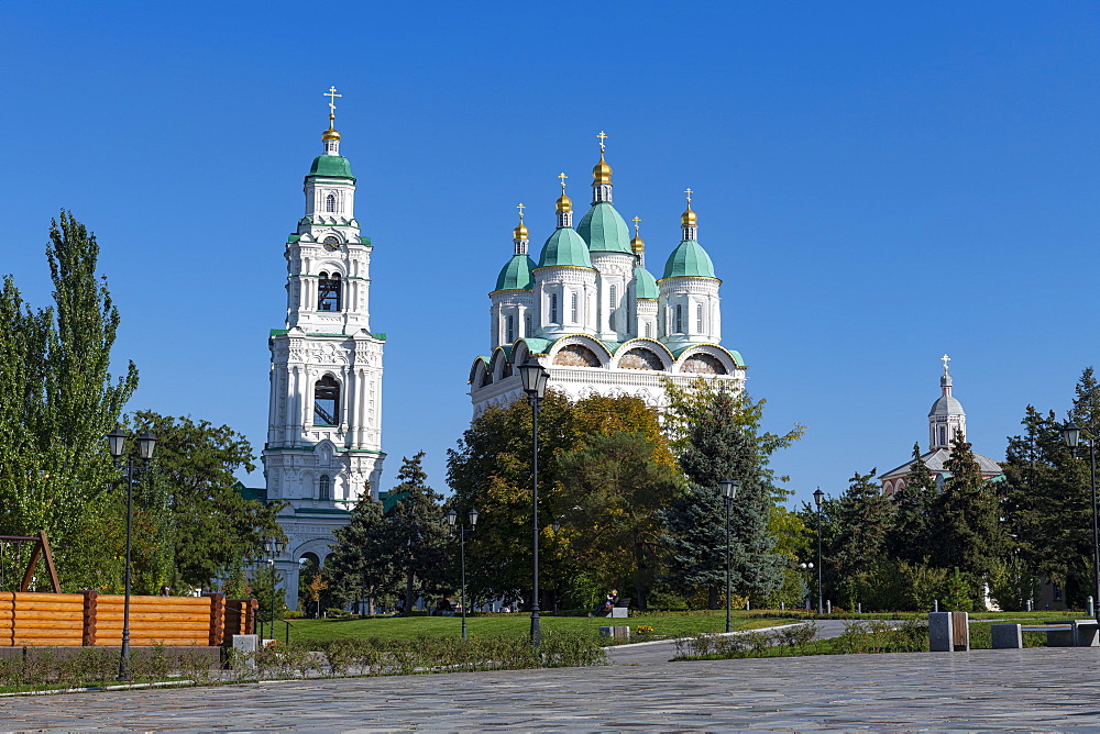 Assumption Cathedral, Kremlin of Astrakhan, Astrakhan Oblast, Russia, Eurasia