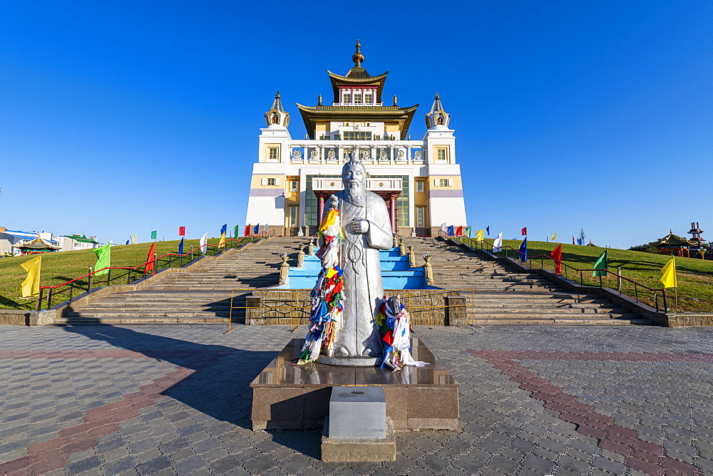 The Golden Abode of the Buddha Shakyamuni (Burkhan Bakshin Altan Sume), Elista, Republic of Kalmykia, Russia, Eurasia