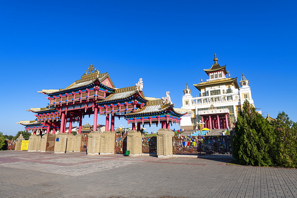 The Golden Abode of the Buddha Shakyamuni (Burkhan Bakshin Altan Sume), Elista, Republic of Kalmykia, Russia, Eurasia