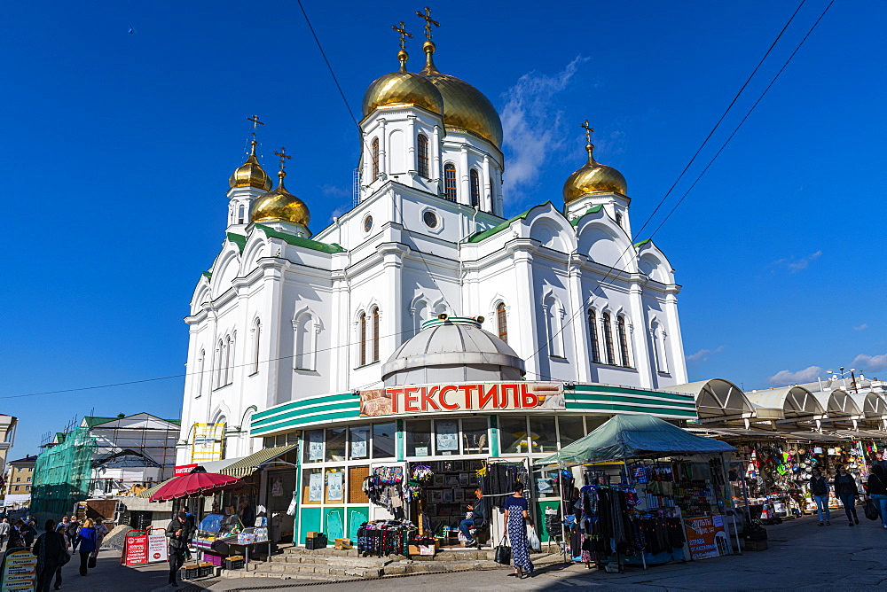 Cathedral of the Nativity of the Theotokos in Rostov-on-Don, Rostov Oblast, Russia, Eurasia