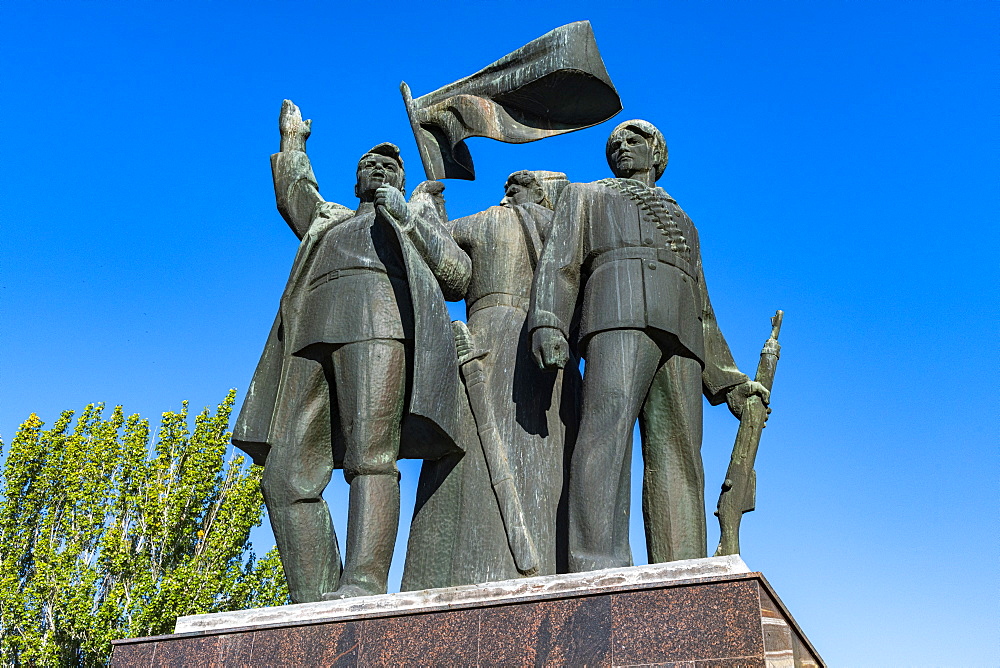 Revolution Monument in Rostov-on-Don, Rostov Oblast, Russia, Eurasia