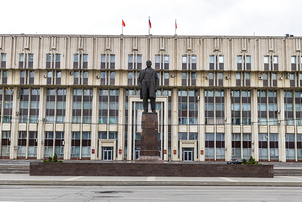 Lenin statue on Lenin Square, Tula, Tula Oblast, Russia, Eurasia