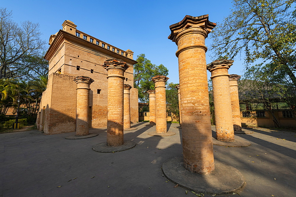 Sentinel fort in the Kangla Palace, Imphal, Manipur, India, Asia