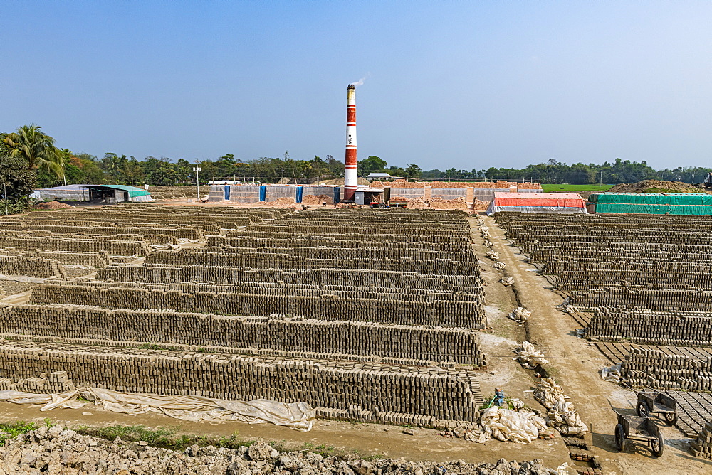 Brick stone factory, Sreemagal, Bangladesh, Asia