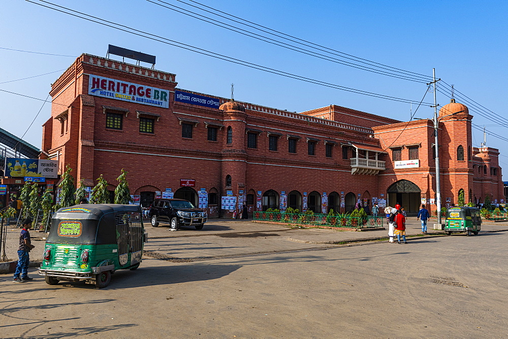 Historic train station, Chittagong, Bangladesh, Asia