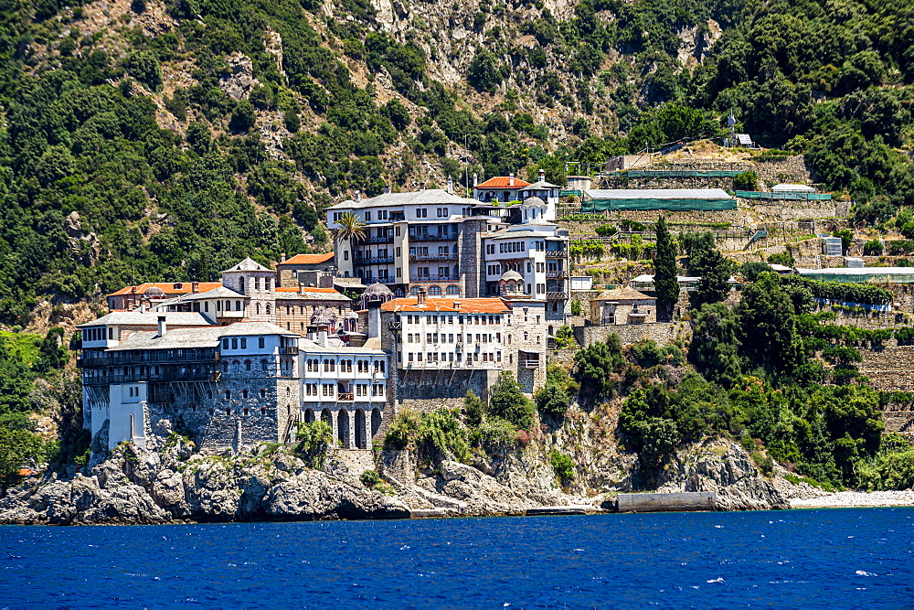 Monastery of St. Gregory, UNESCO World Heritage Site, Mount Athos, Central Macedonia, Greece, Europe