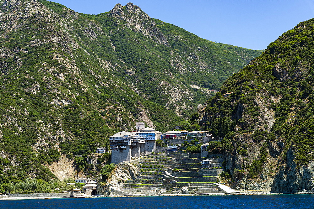 Agiou Pavlou Monastery, UNESCO World Heritage Site, Mount Athos, Central Macedonia, Greece, Europe