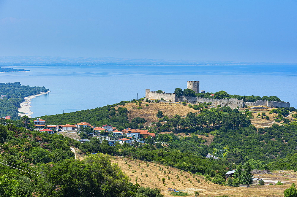 Platamon Castle at the foot of Mount Olympus, Greece, Europe