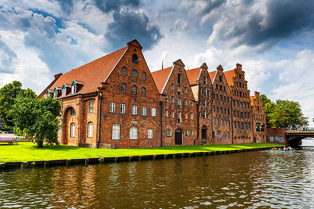 Old Hanse houses in Lubeck, UNESCO World Heritage Site, Schleswig-Holstein, Germany, Europe