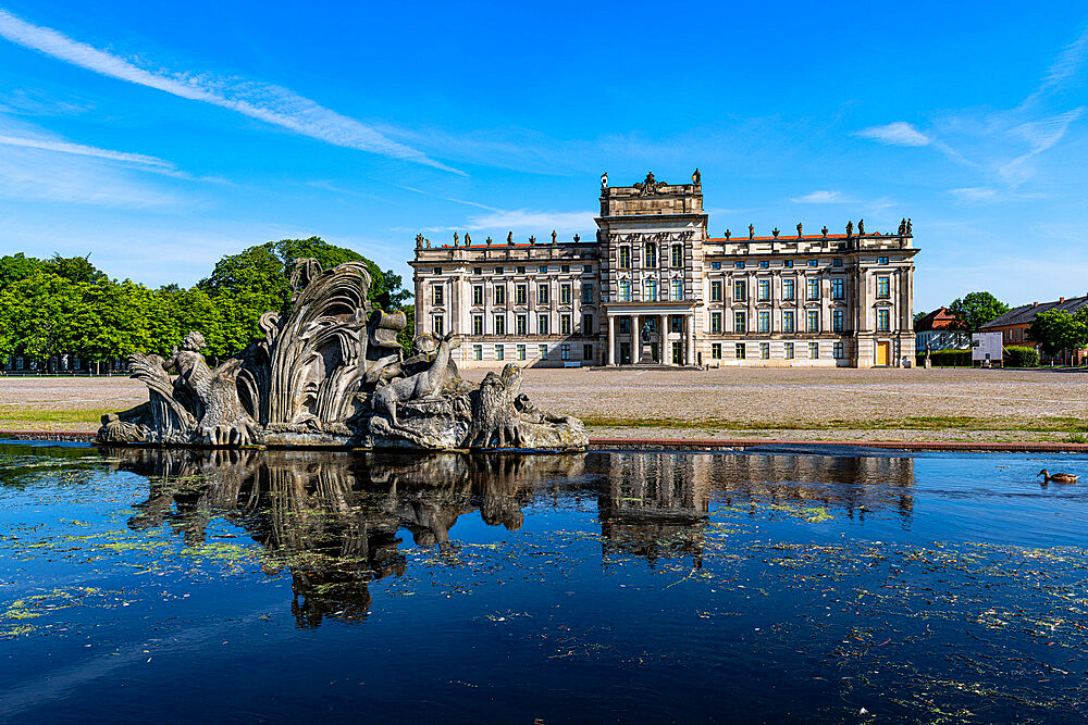 Ludwigslust Palace, Ludwigslust, Mecklenburg-Vorpommern, Germany, Europe