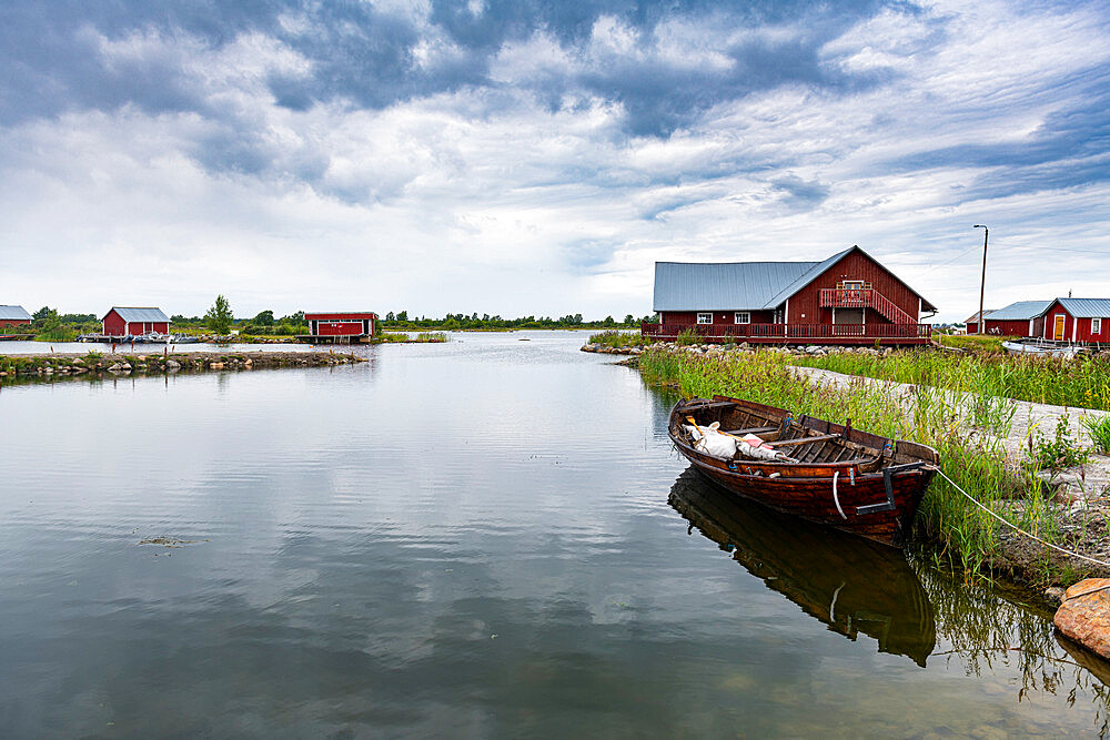 Boathouse in the Kvarken Archipelago, UNESCO World Heritage Site, Finland, Europe