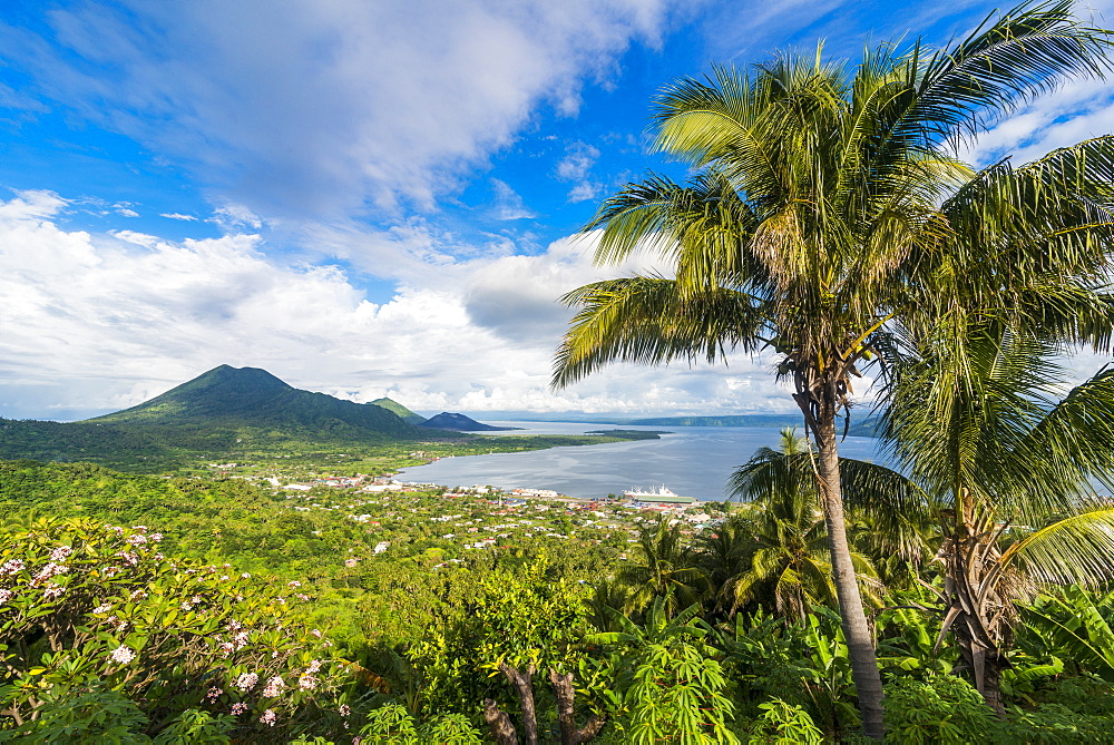 View over Rabaul, East New Britain, Papua New Guinea, Pacific