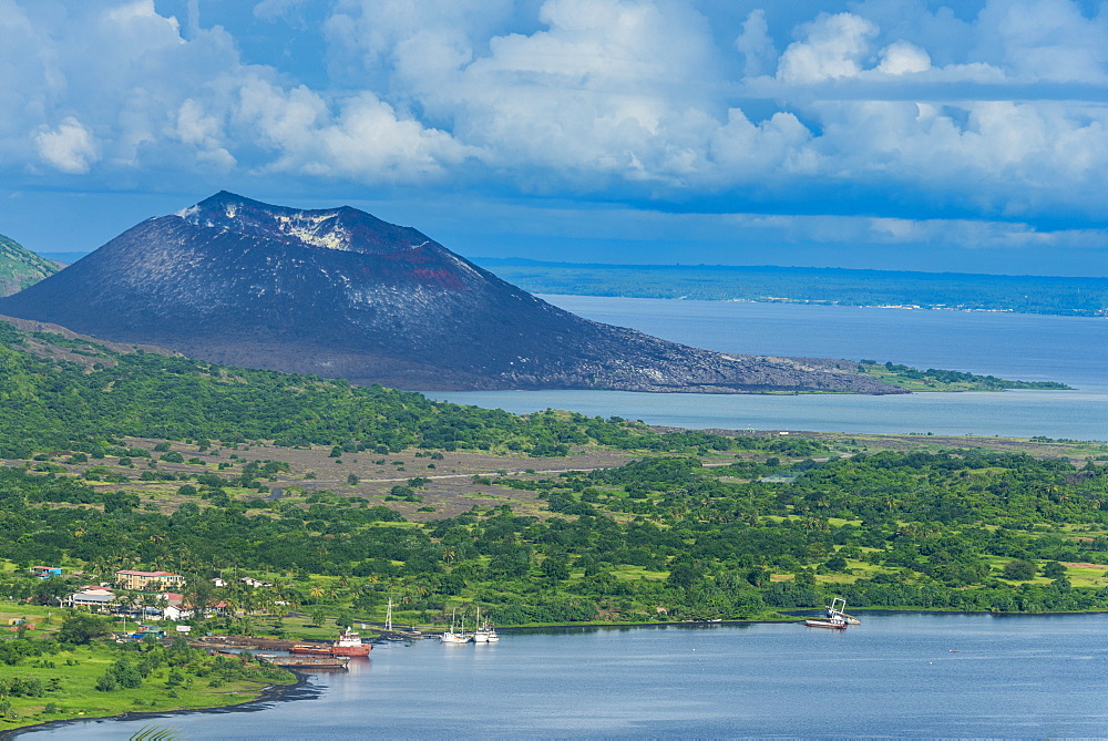 View over Rabaul, East New Britain, Papua New Guinea, Pacific