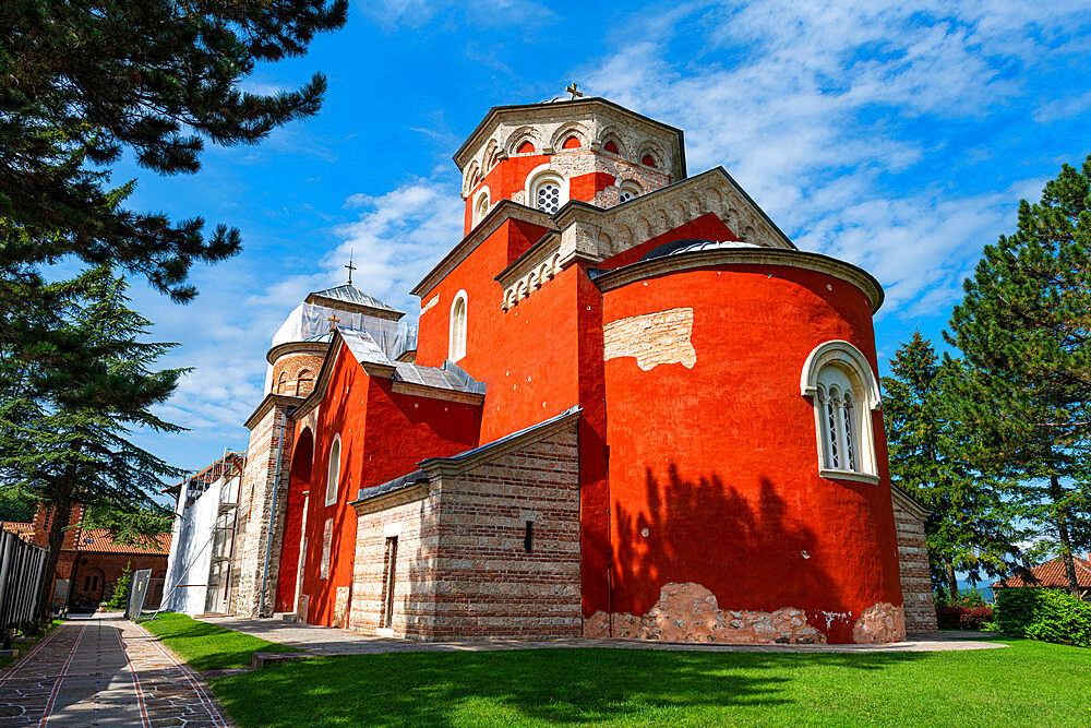 Zica Orthodox Monastery, Zica, Serbia, Europe