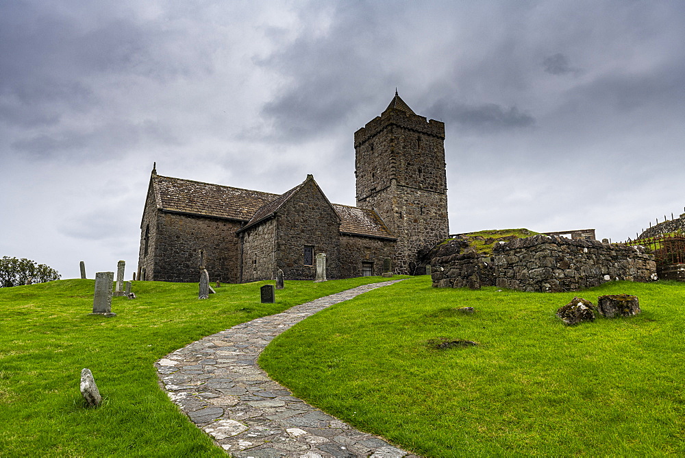 St. Clements Church, Rodel, Isle of Harris, Outer Hebrides, Scotland, United Kingdom, Europe