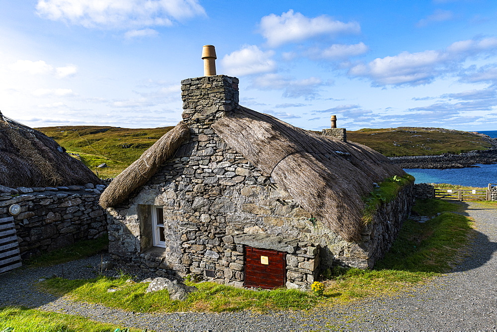 Gearrannan Blackhouse Village, Isle of Lewis, Outer Hebrides, Scotland, United Kingdom, Europe