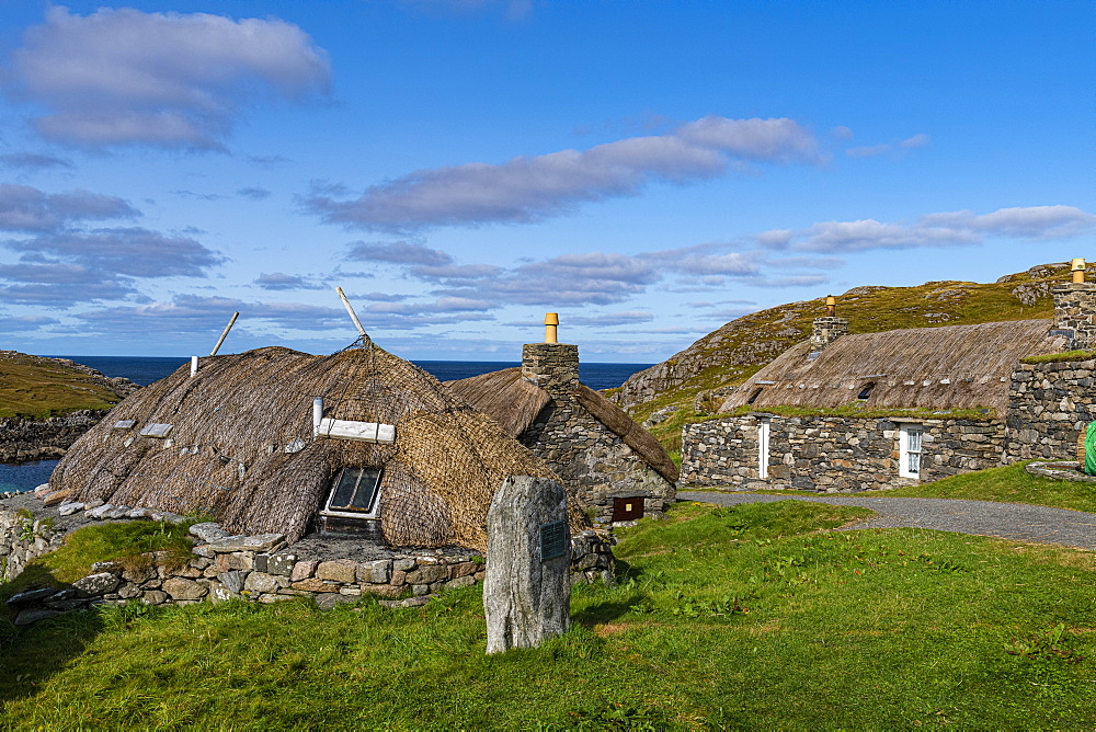 Gearrannan Blackhouse Village, Isle of Lewis, Outer Hebrides, Scotland, United Kingdom, Europe