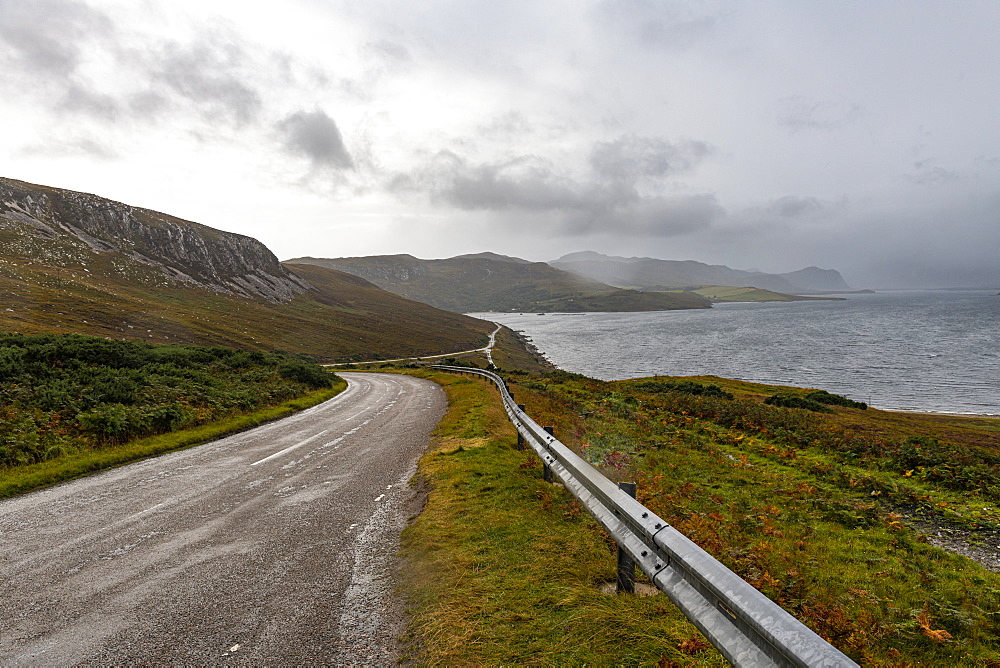 N500 (NC500) (North Coast 500) road in nothern Scotland, United Kingdom, Europe