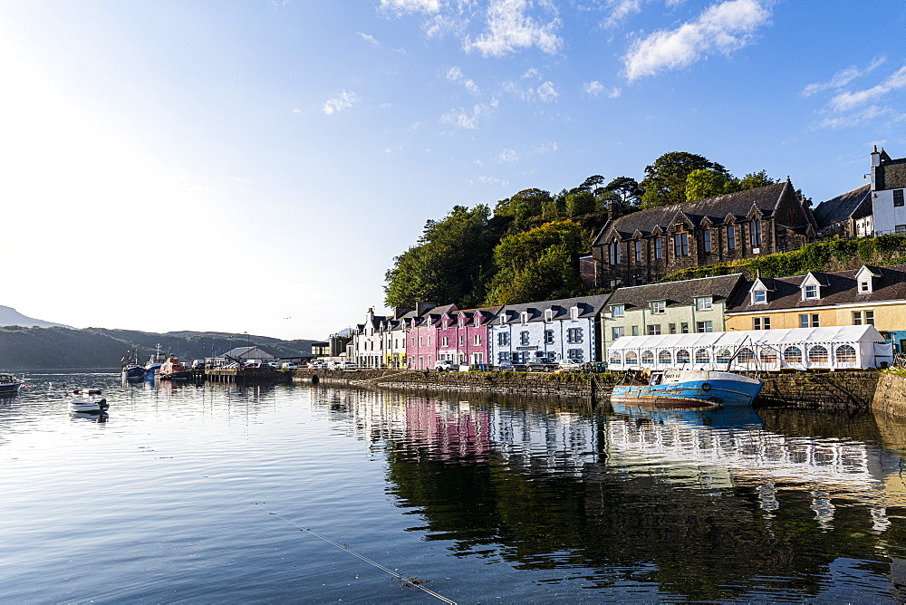 Harbour of Portree, Isle of Skye, Inner Hebrides, Scotland, United Kingdom, Europe