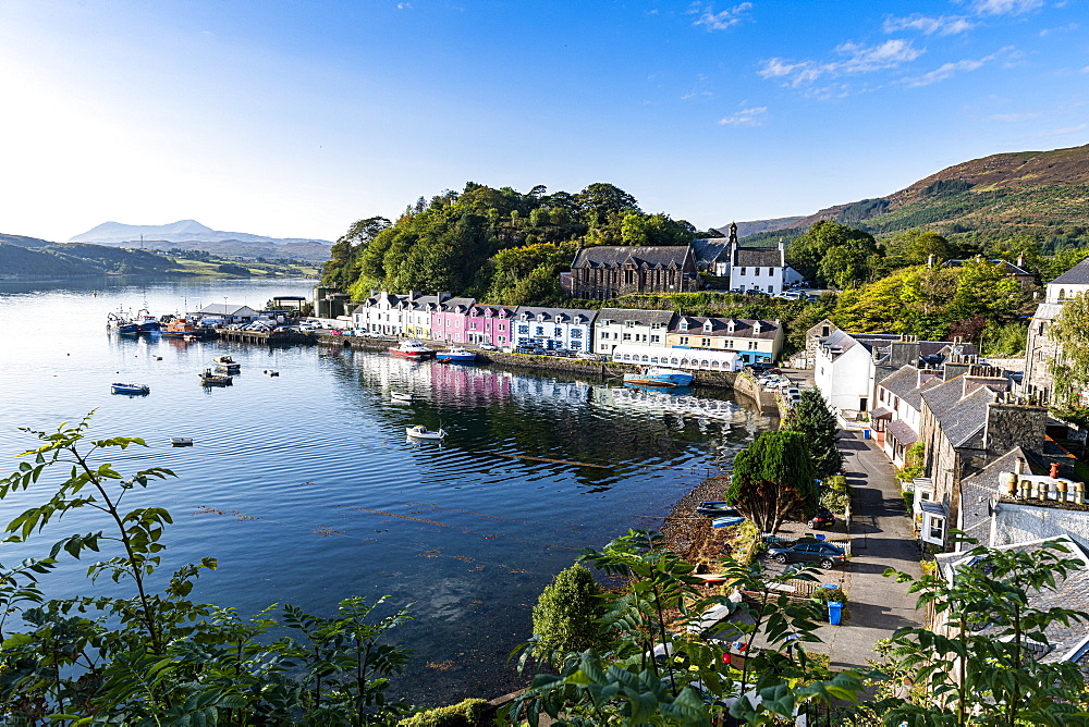 Harbour of Portree, Isle of Skye, Inner Hebrides, Scotland, United Kingdom, Europe