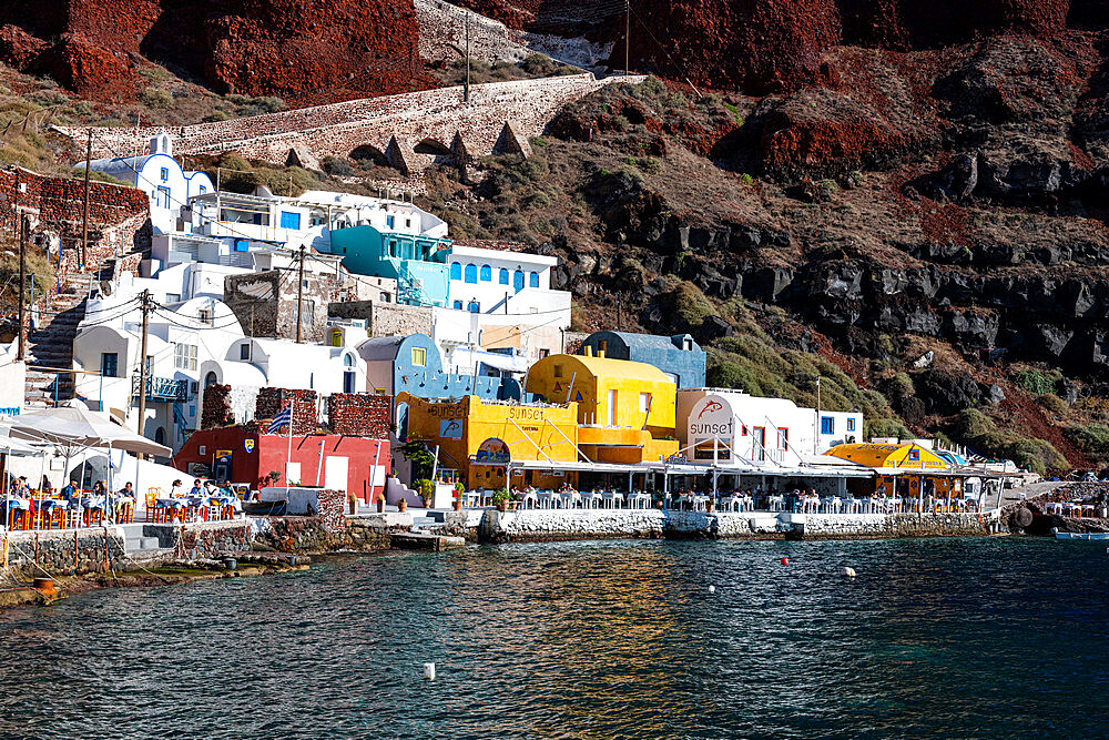 Ammoudi bay, Oia, Santorini, Cyclades, Greek Islands, Greece, Europe