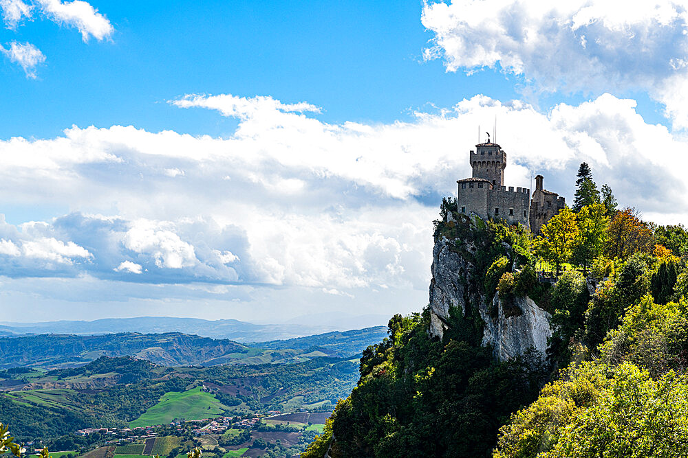 Falesia Second Tower, Monte Titano, UNESCO World Heritage Site, San Marino, Europe