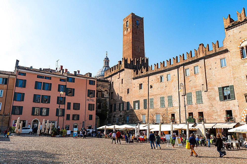 Torre del Gabbia, Mantua, UNESCO World Heritage Site, Lombardy, Italy, Europe