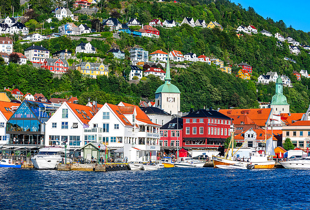 Bryggen, series of Hanseatic buildings, UNESCO World Heritage Site, Bergen, Norway, Scandinavia, Europe